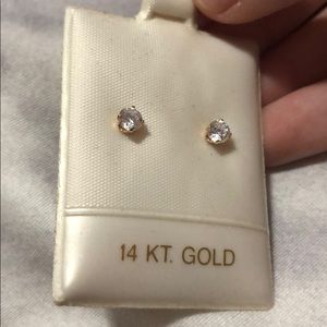 14 KT gold earrings
